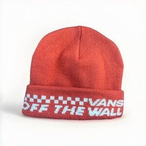 Vans Off The Wall Red/Orange Beanie Hat